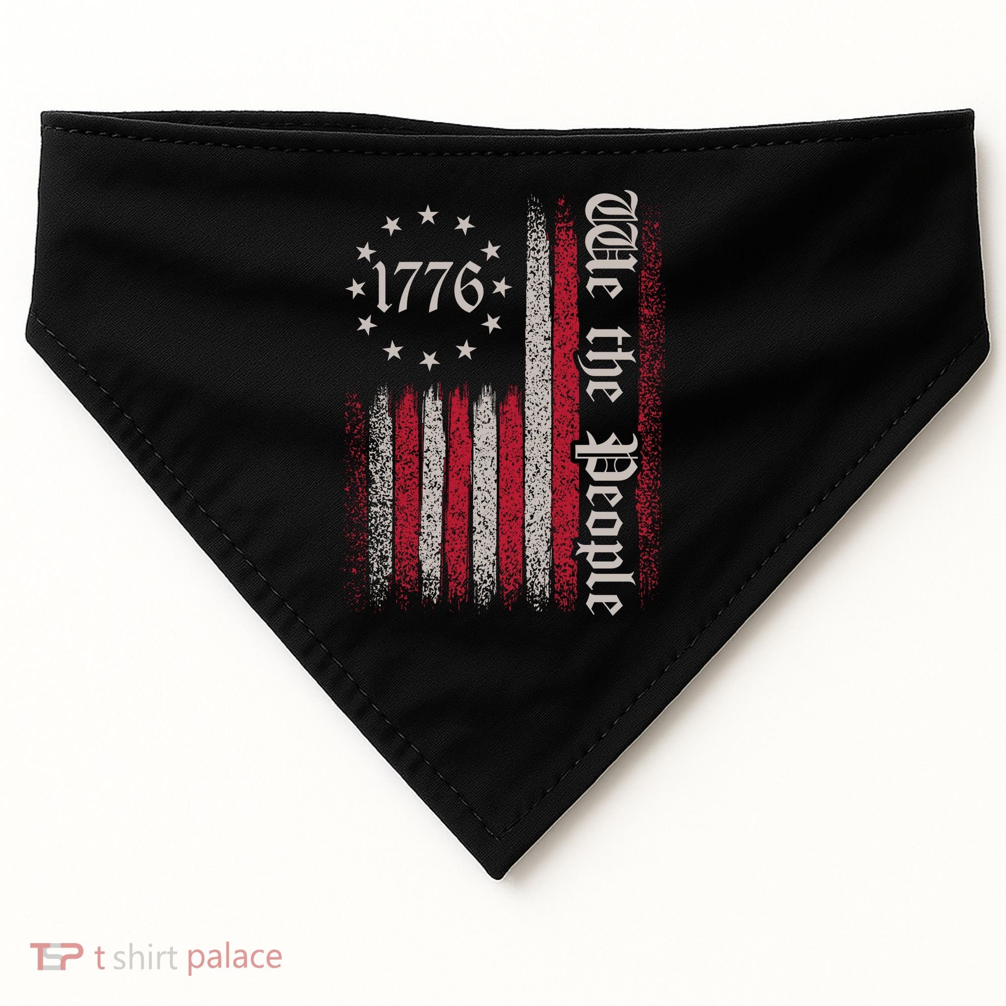 We The People 1776 Spark USA-Made Doggie Bandana