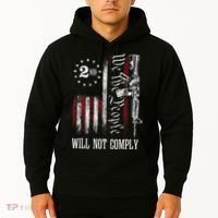 We The People Will Not Comply Ar15 Progun Rights 2a Hoodie thumb 2