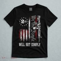 We The People Will Not Comply Ar15 Progun Rights 2a T-Shirt thumb 5