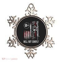 We The People Will Not Comply Ar15 Progun Rights 2a Ornament thumb 0