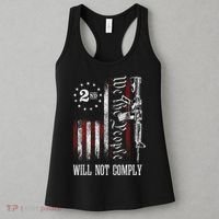 We The People Will Not Comply Ar15 Progun Rights 2a Women's Tank Top thumb 3