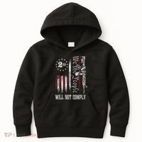 We The People Will Not Comply Ar15 Progun Rights 2a Kids Hoodie thumb 0