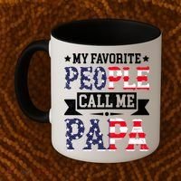 We The People Call Me Papa Coffee Mug thumb 2