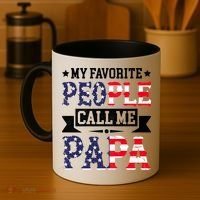 We The People Call Me Papa Coffee Mug thumb 4