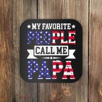 We The People Call Me Papa Coaster thumb 0