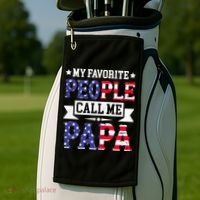We The People Call Me Papa Golf Towel thumb 2