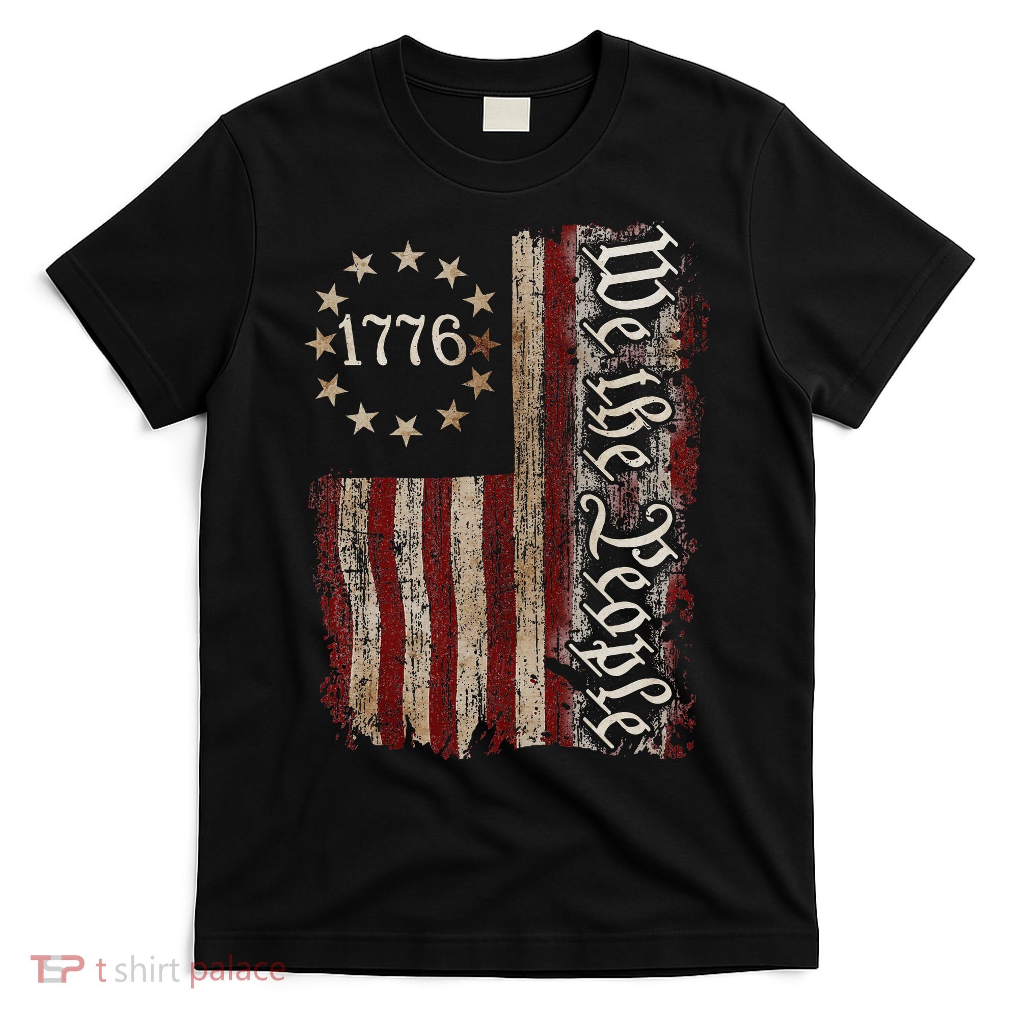 We The People American History 1776 Independence Day Vintage T-Shirt