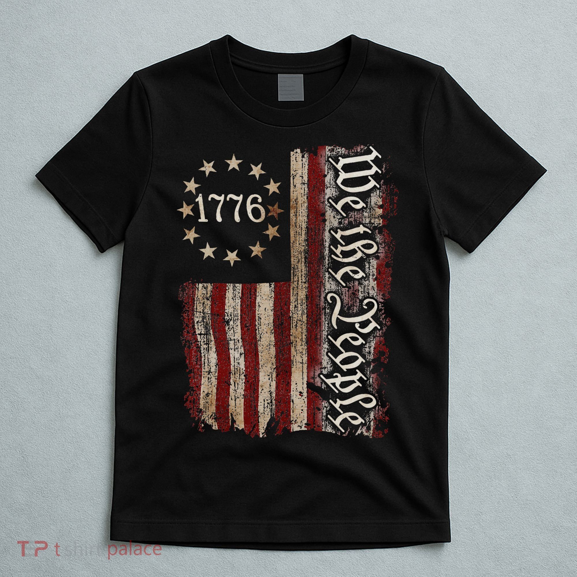 We The People American History 1776 Independence Day Vintage T-Shirt