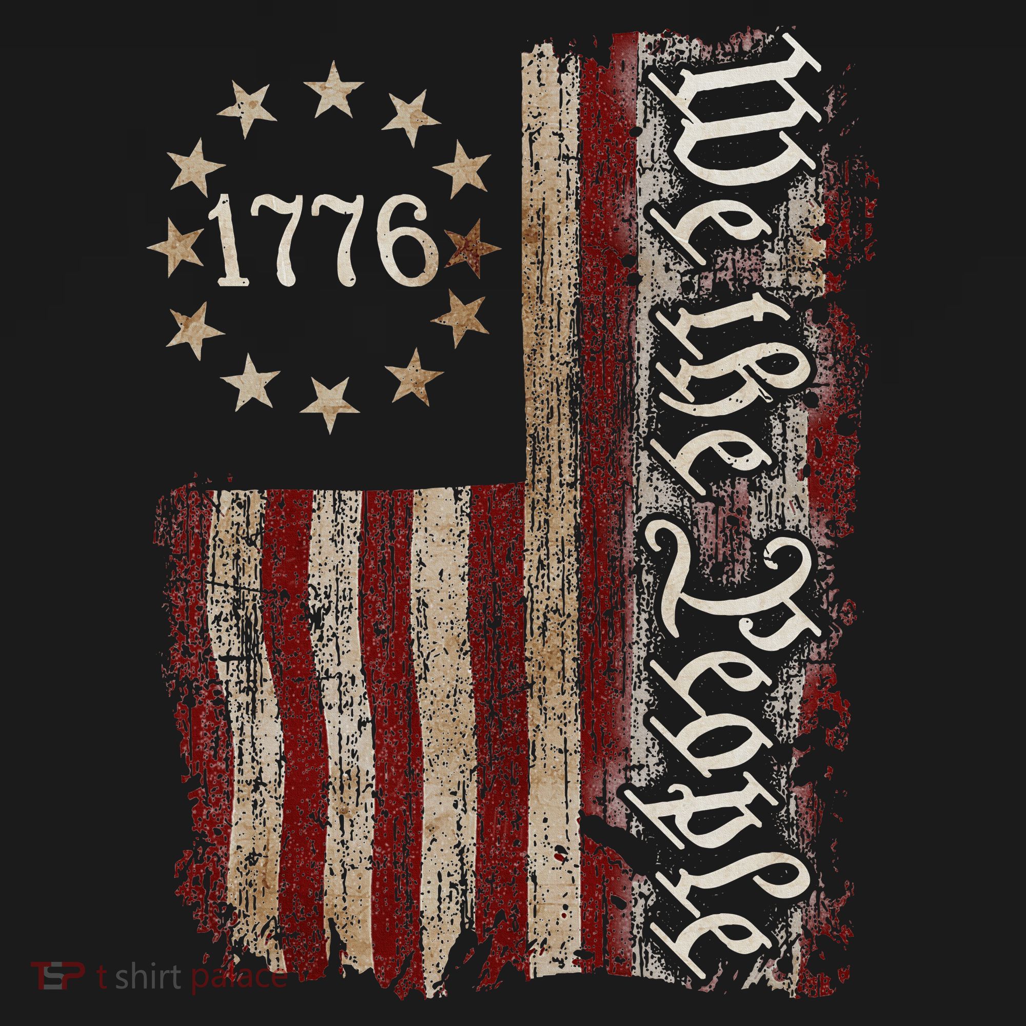 We The People American History 1776 Independence Day Vintage T-Shirt