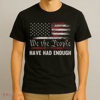 We The People Have Had Enough Vintage US America Flag T-Shirt thumb 3