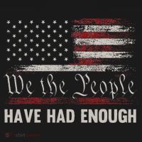 We The People Have Had Enough Vintage US America Flag Bucket Hat thumb 4