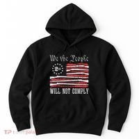 We The People Will Not Comply Progun Rights 2nd Amendment Hoodie thumb 0