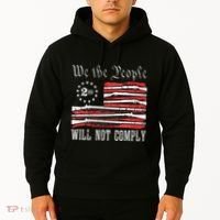 We The People Will Not Comply Progun Rights 2nd Amendment Hoodie thumb 2