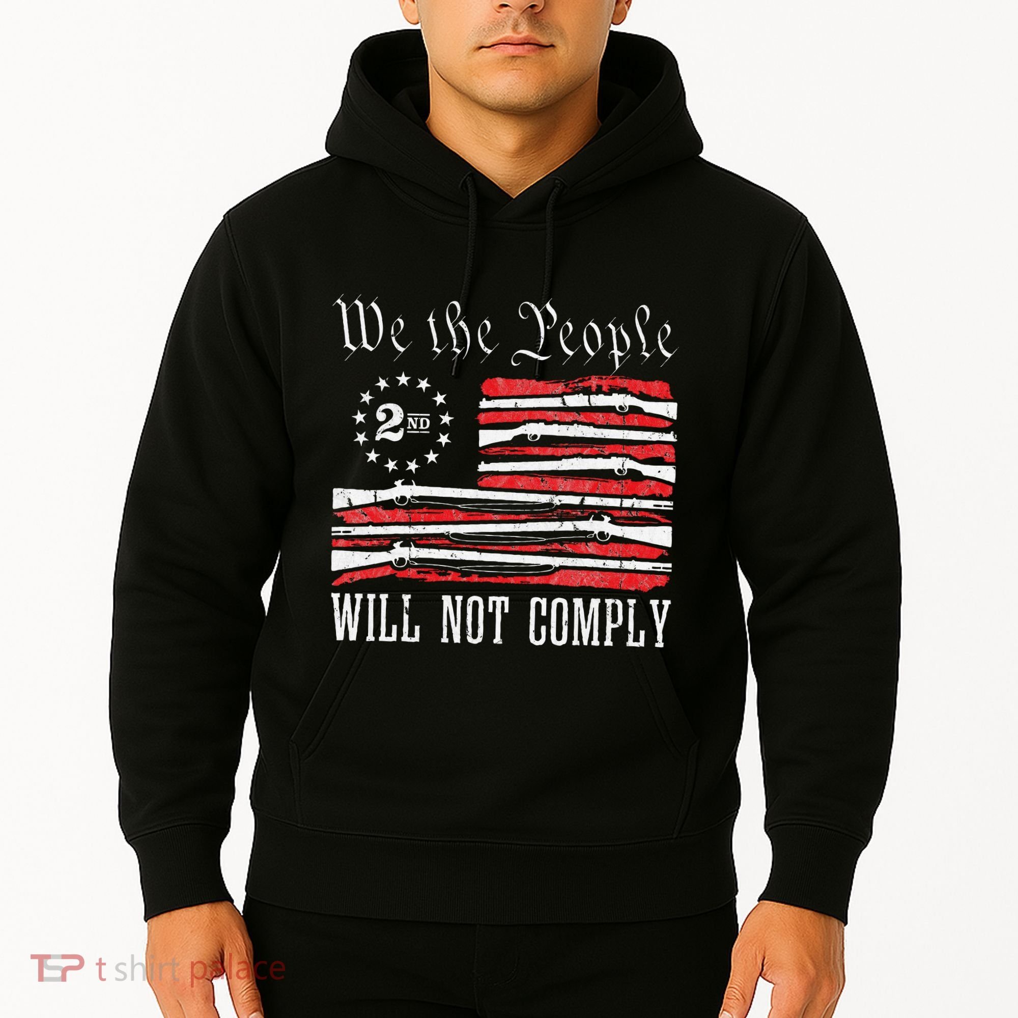 We The People Will Not Comply Progun Rights 2nd Amendment Hoodie