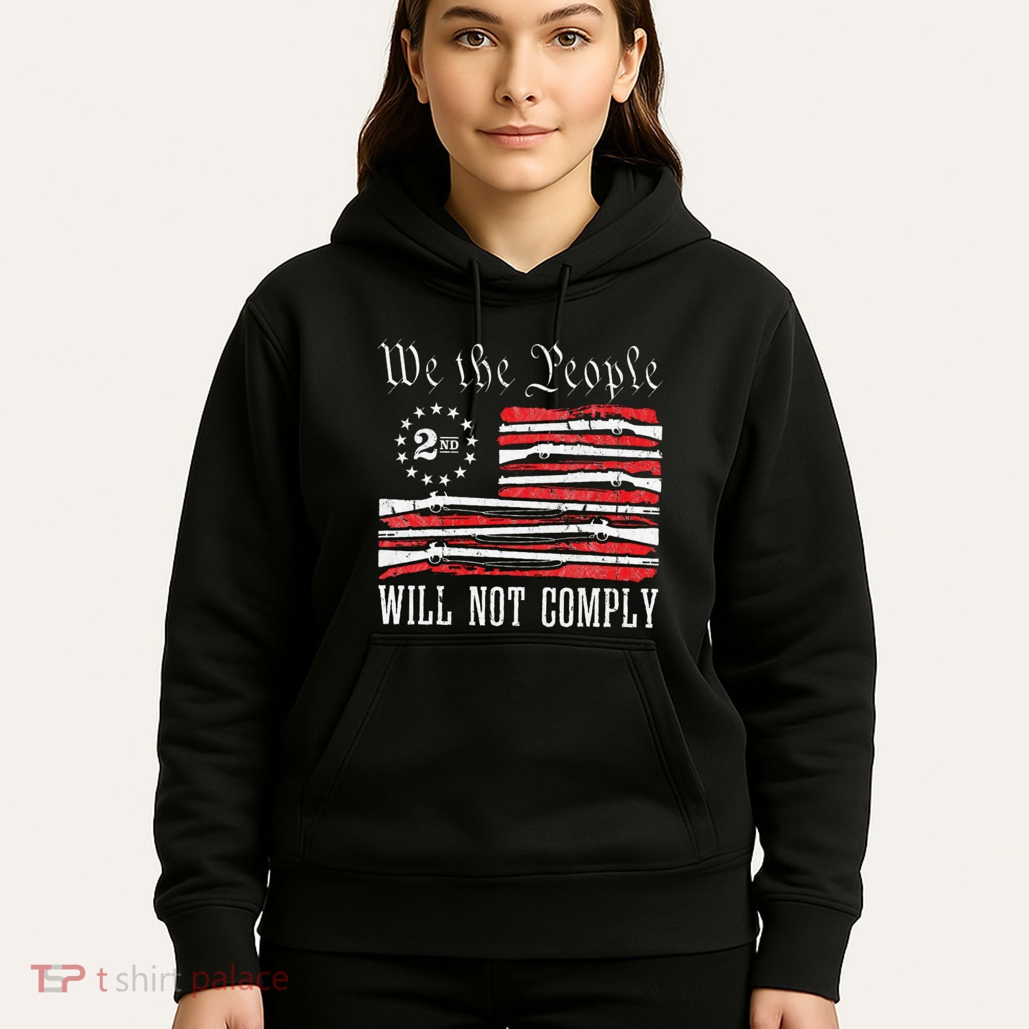 We The People Will Not Comply Progun Rights 2nd Amendment Hoodie
