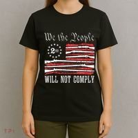 We The People Will Not Comply Progun Rights 2nd Amendment T-Shirt thumb 4