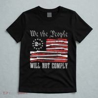We The People Will Not Comply Progun Rights 2nd Amendment T-Shirt thumb 5