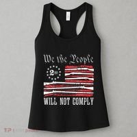 We The People Will Not Comply Progun Rights 2nd Amendment Women's Tank Top thumb 3