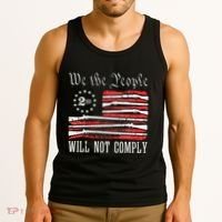 We The People Will Not Comply Progun Rights 2nd Amendment Tank Top thumb 3