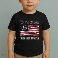 We The People Will Not Comply Progun Rights 2nd Amendment Toddler T-Shirt thumb 2