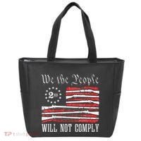We The People Will Not Comply Progun Rights 2nd Amendment Tote Bag thumb 0