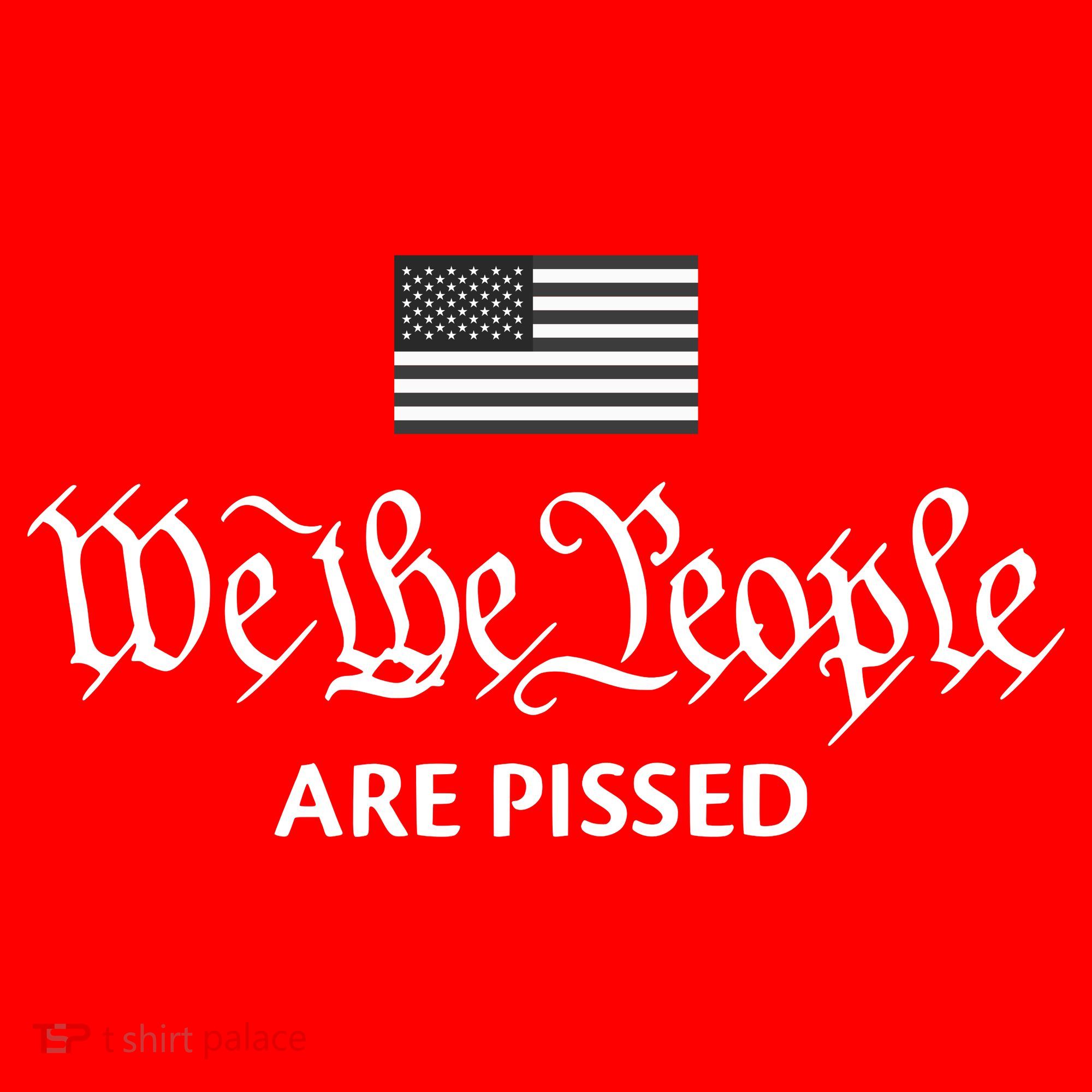We The People Are Pissed Preamble Constitution Political Women's Tank Top