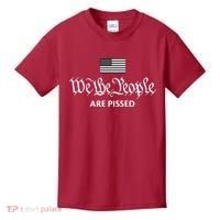 We The People Are Pissed Preamble Constitution Political Kids T-Shirt thumb 0