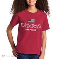 We The People Are Pissed Preamble Constitution Political Kids T-Shirt thumb 2
