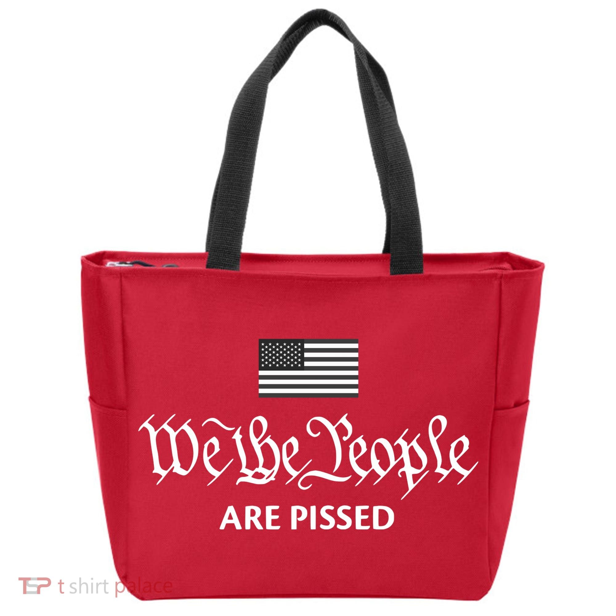 We The People Are Pissed Preamble Constitution Political Tote Bag
