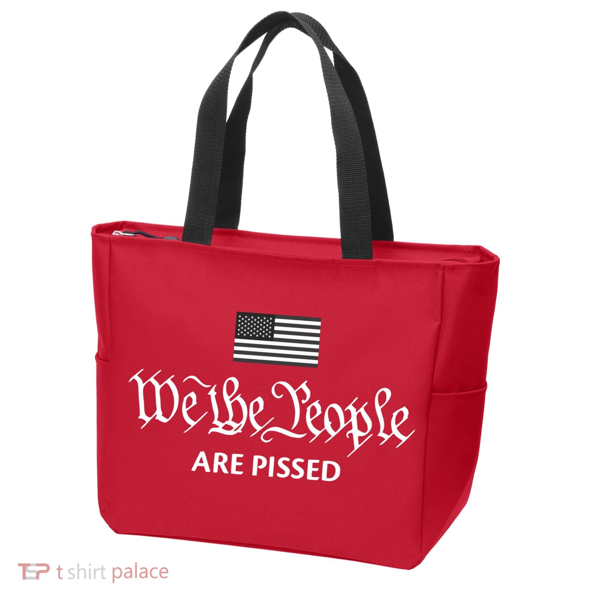 We The People Are Pissed Preamble Constitution Political Tote Bag