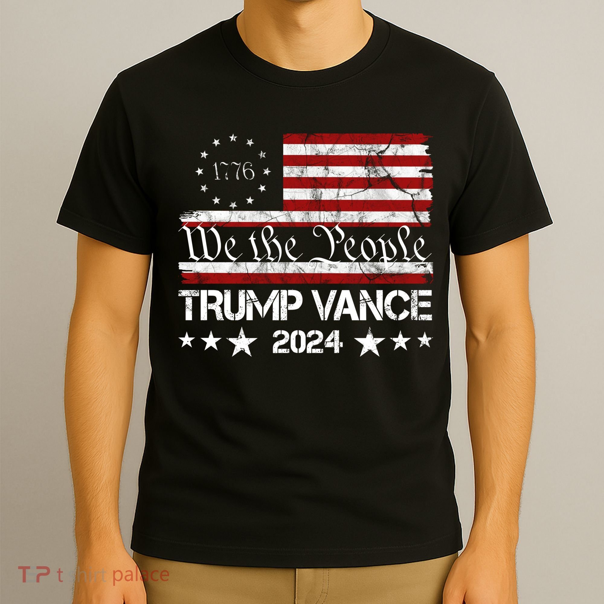 We The People Trump Vance 2024 Vintage Usa Election T-Shirt