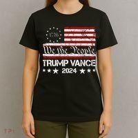 We The People Trump Vance 2024 Vintage Usa Election T-Shirt thumb 4