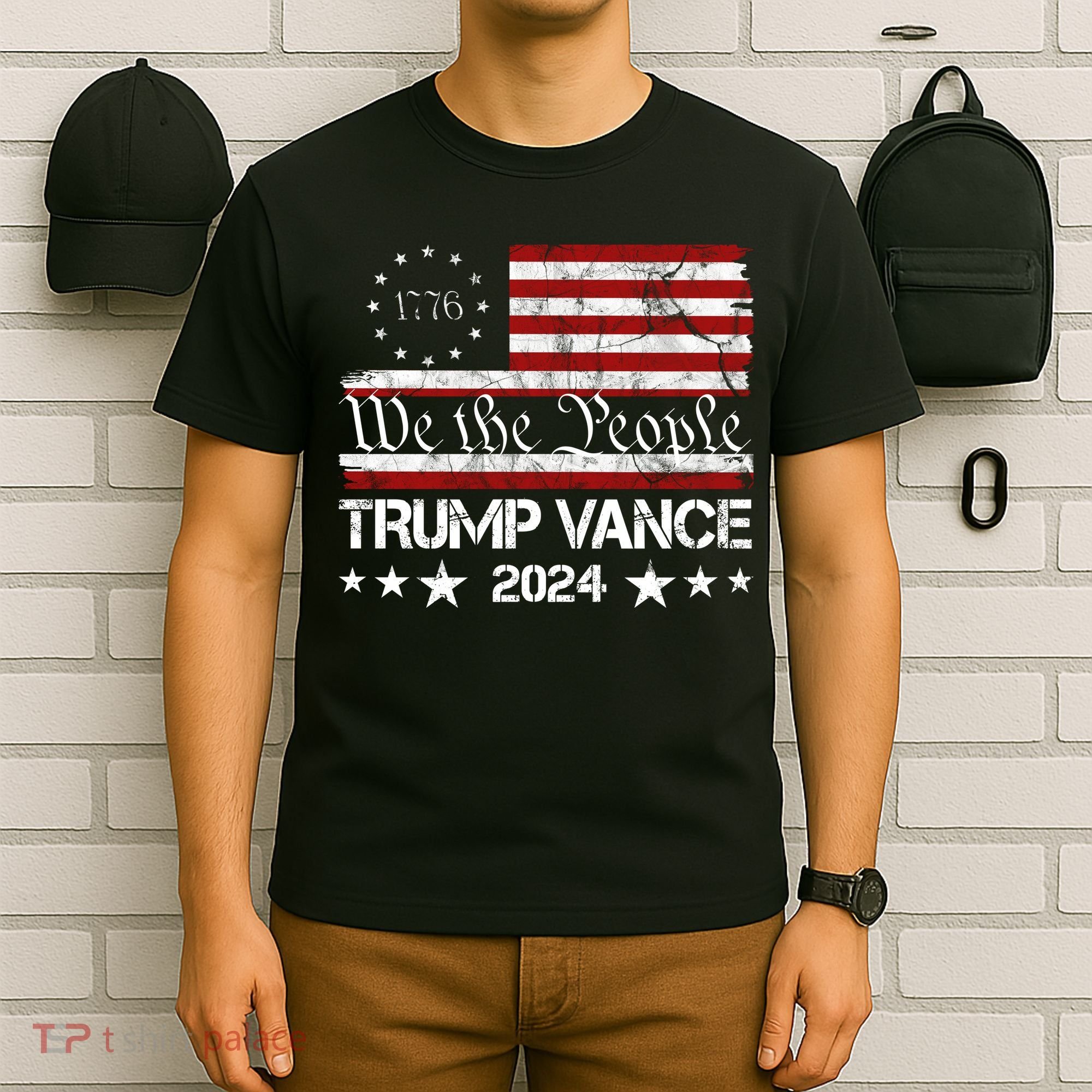 We The People Trump Vance 2024 Vintage Usa Election T-Shirt