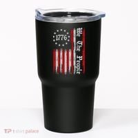 We The People 1776 Distressed Usa American Flag Tumbler thumb 0