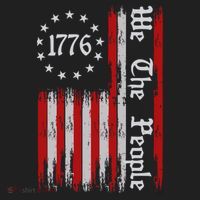We The People 1776 Distressed Usa American Flag Golf Towel thumb 3
