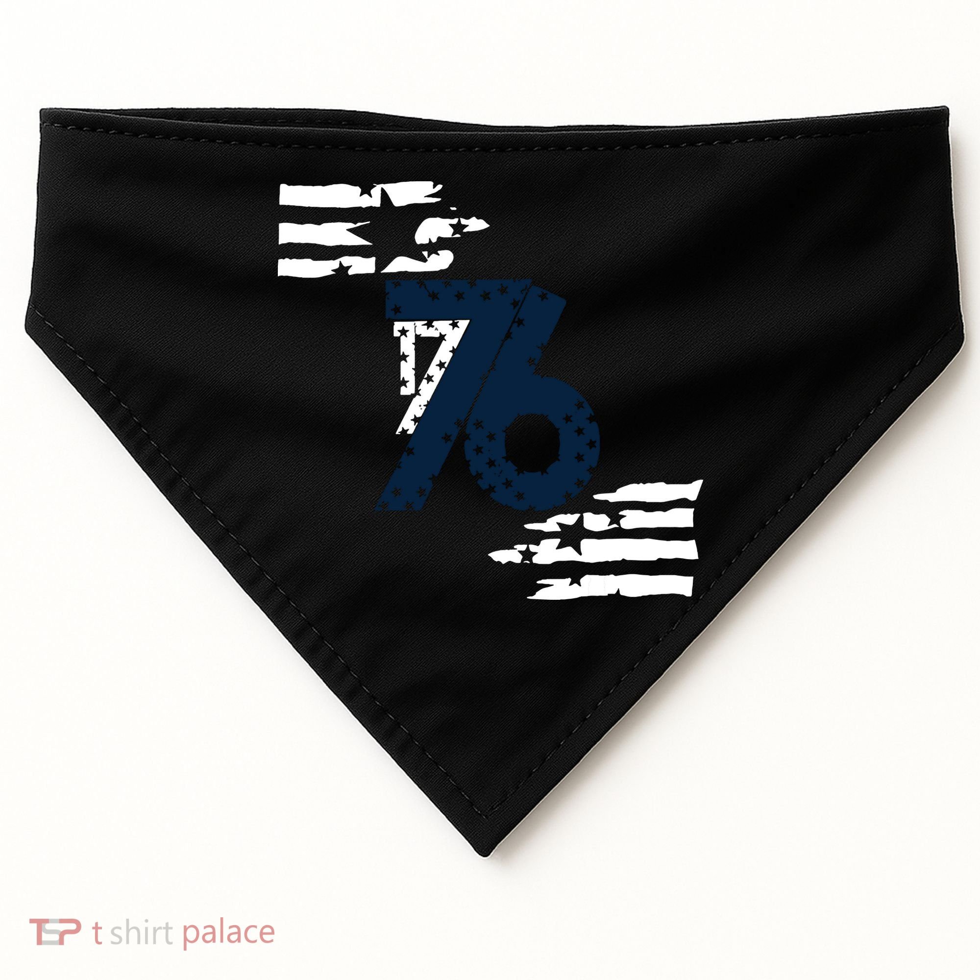 We The People 1776 American Flag USA-Made Doggie Bandana