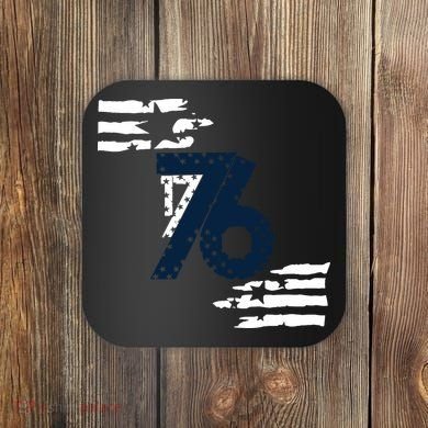 We The People 1776 American Flag Coaster