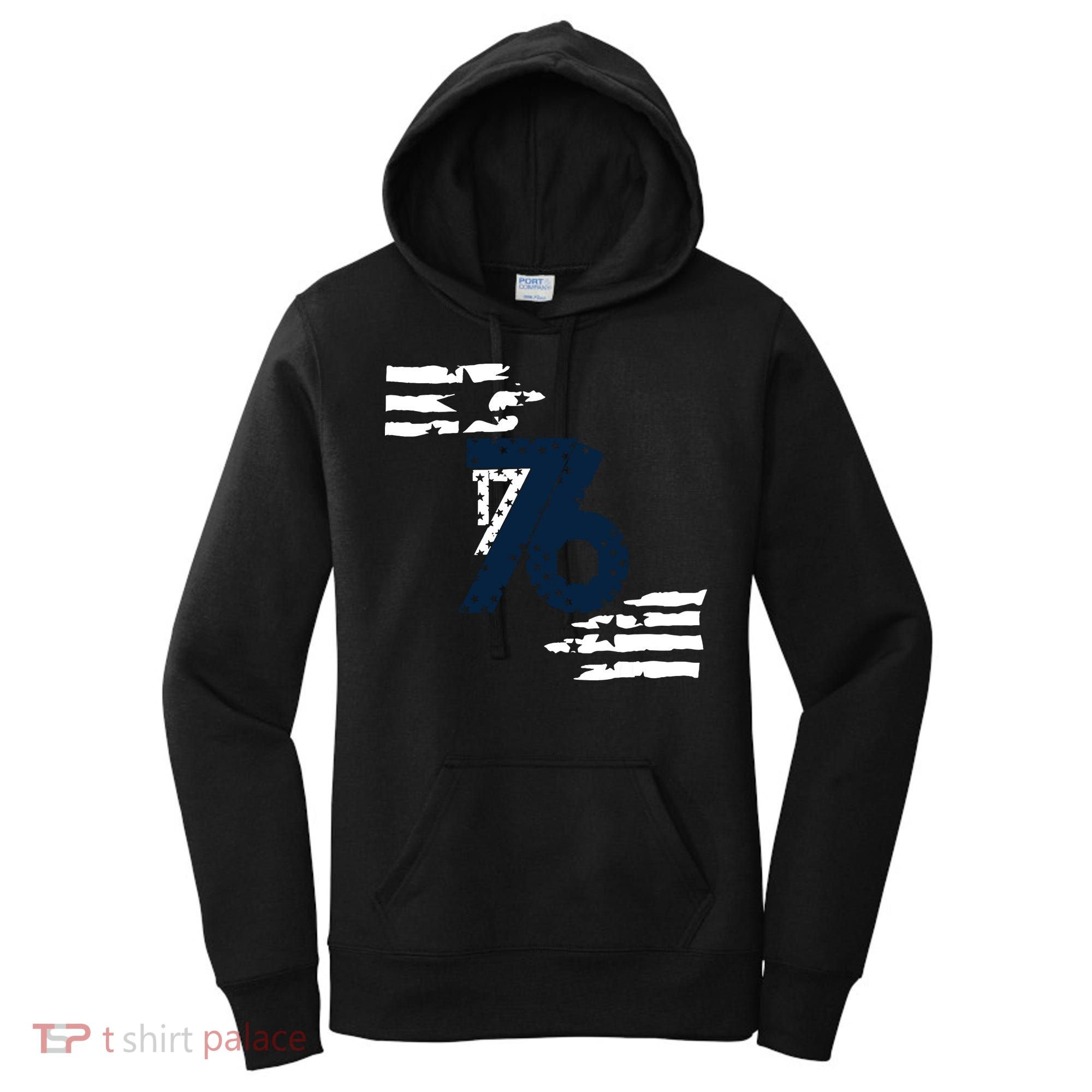 We The People 1776 American Flag Women's Hoodie