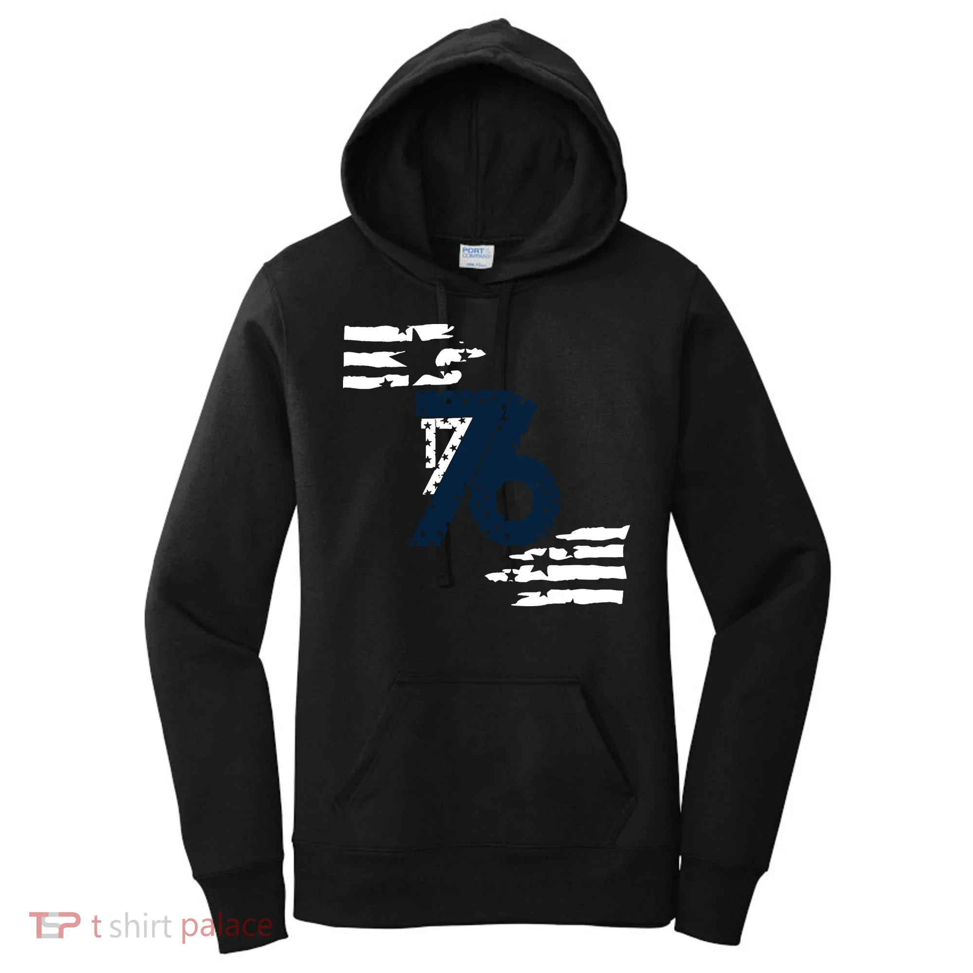 We The People 1776 American Flag Women's Hoodie