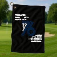 We The People 1776 American Flag Golf Towel thumb 1