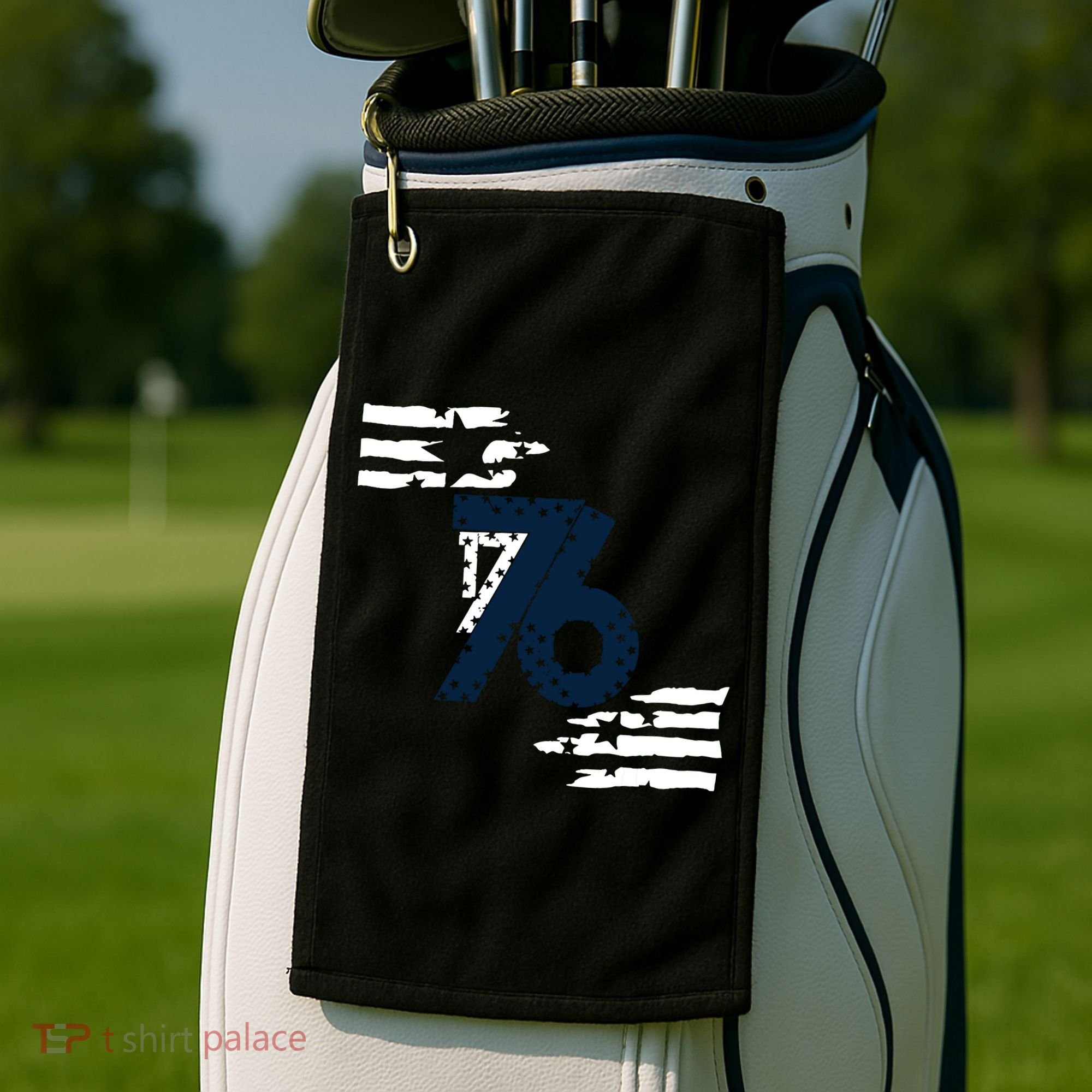 We The People 1776 American Flag Golf Towel