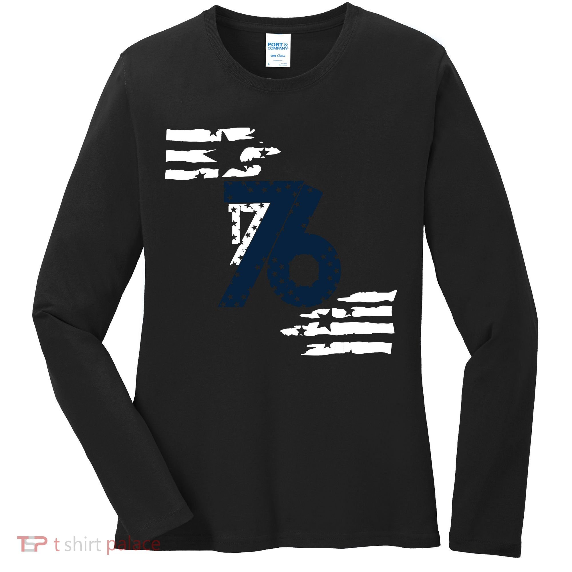 We The People 1776 American Flag Women's Long Sleeve Shirt