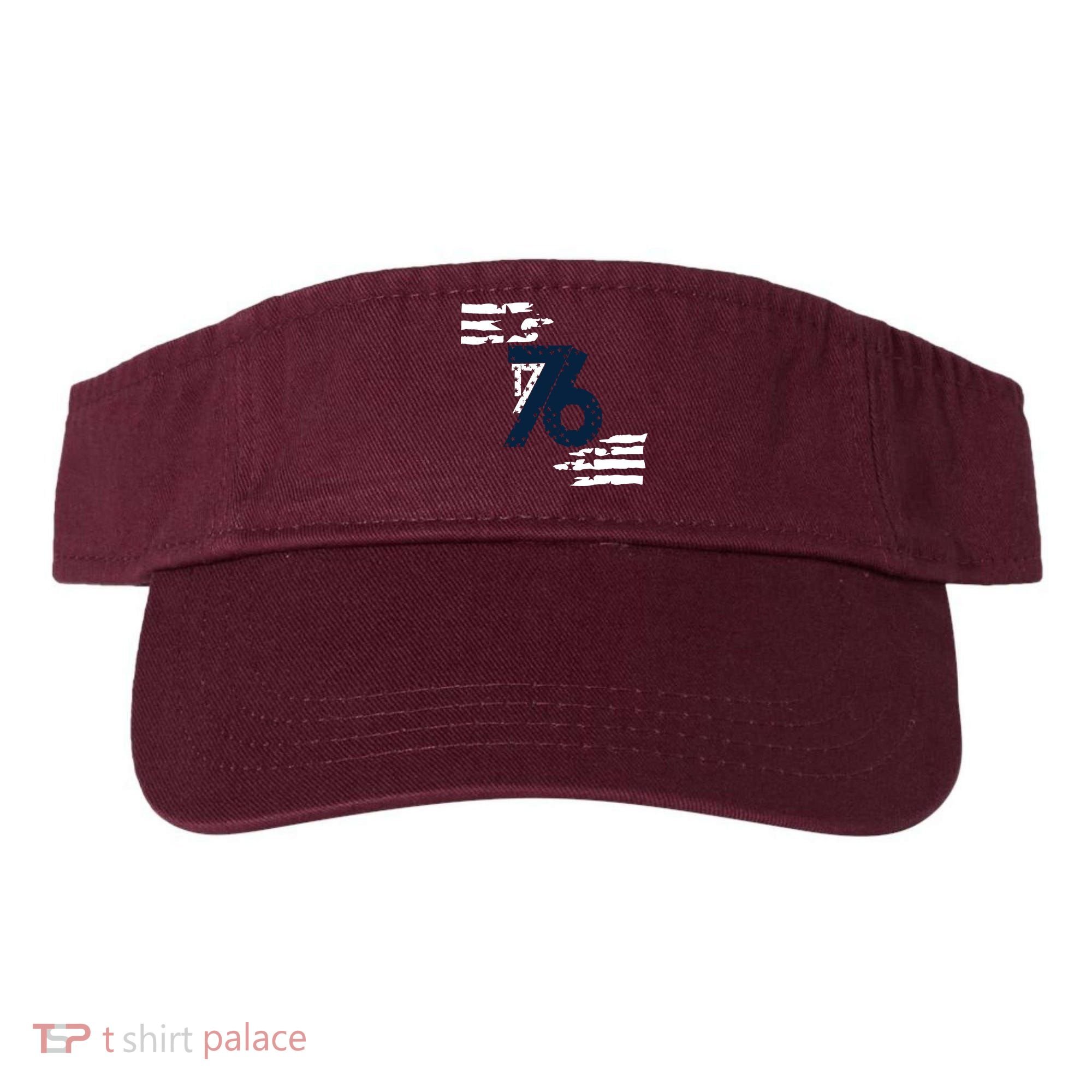 We The People 1776 American Flag Visor