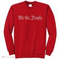 We The People USA Preamble Constitution America 1776 Sweatshirt thumb 0