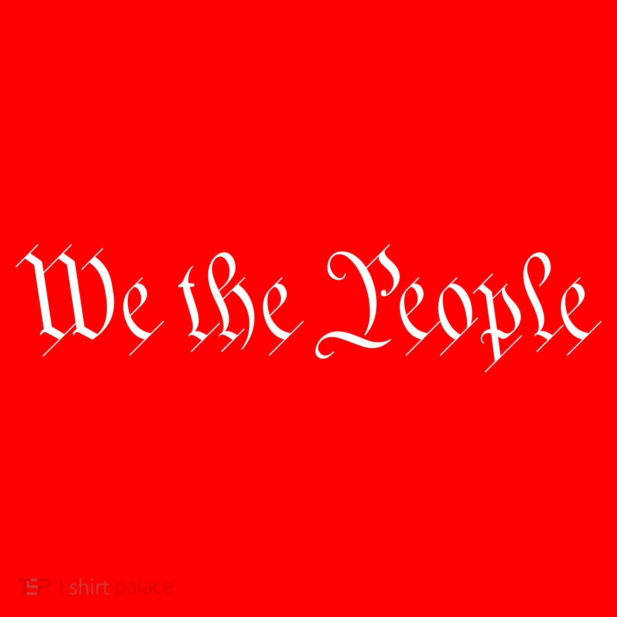 We The People USA Preamble Constitution America 1776 T-Shirt