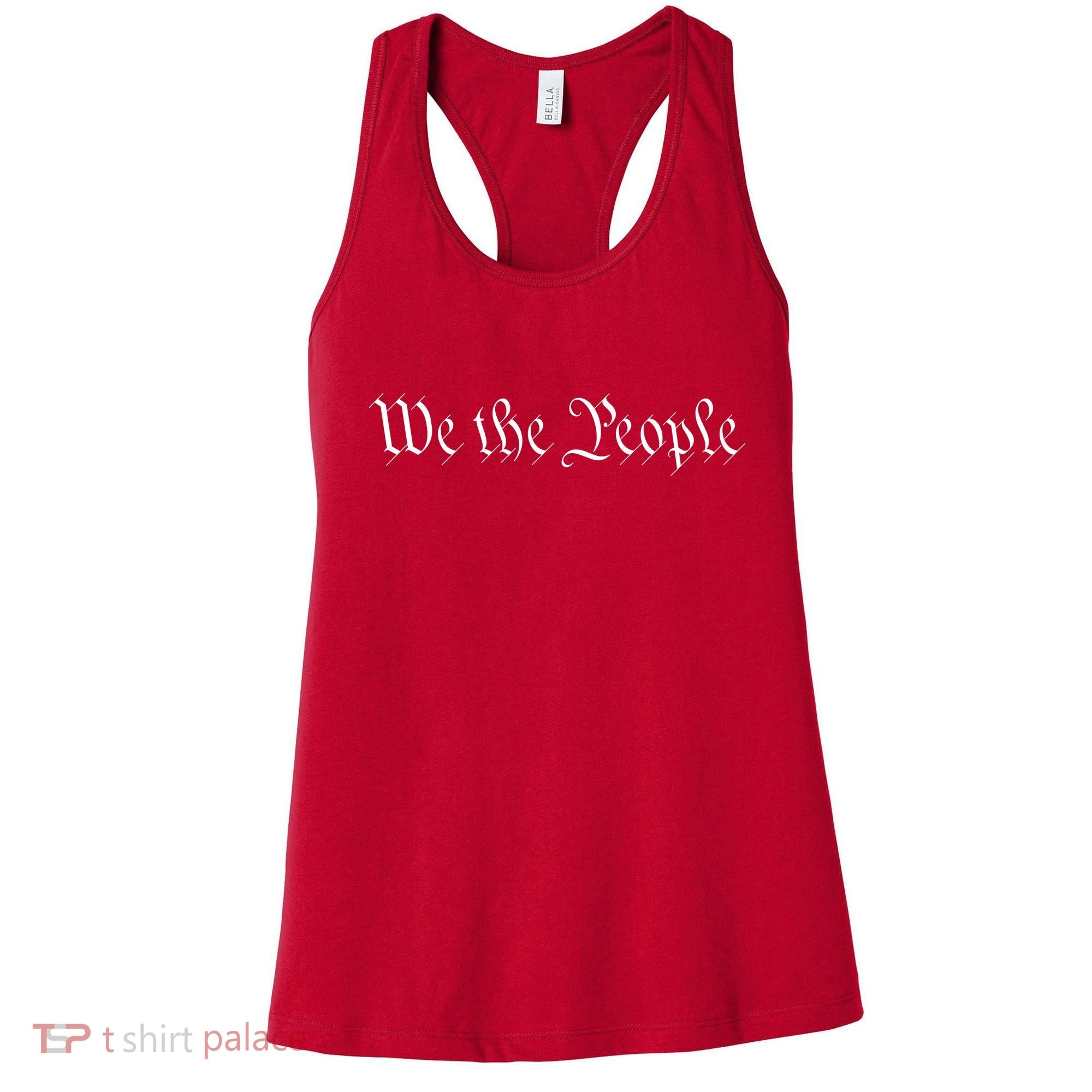 We The People USA Preamble Constitution America 1776 Women's Tank Top