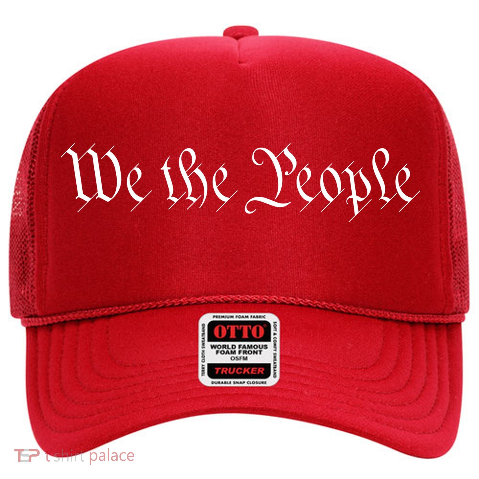We The People USA Preamble Constitution America 1776 Hat