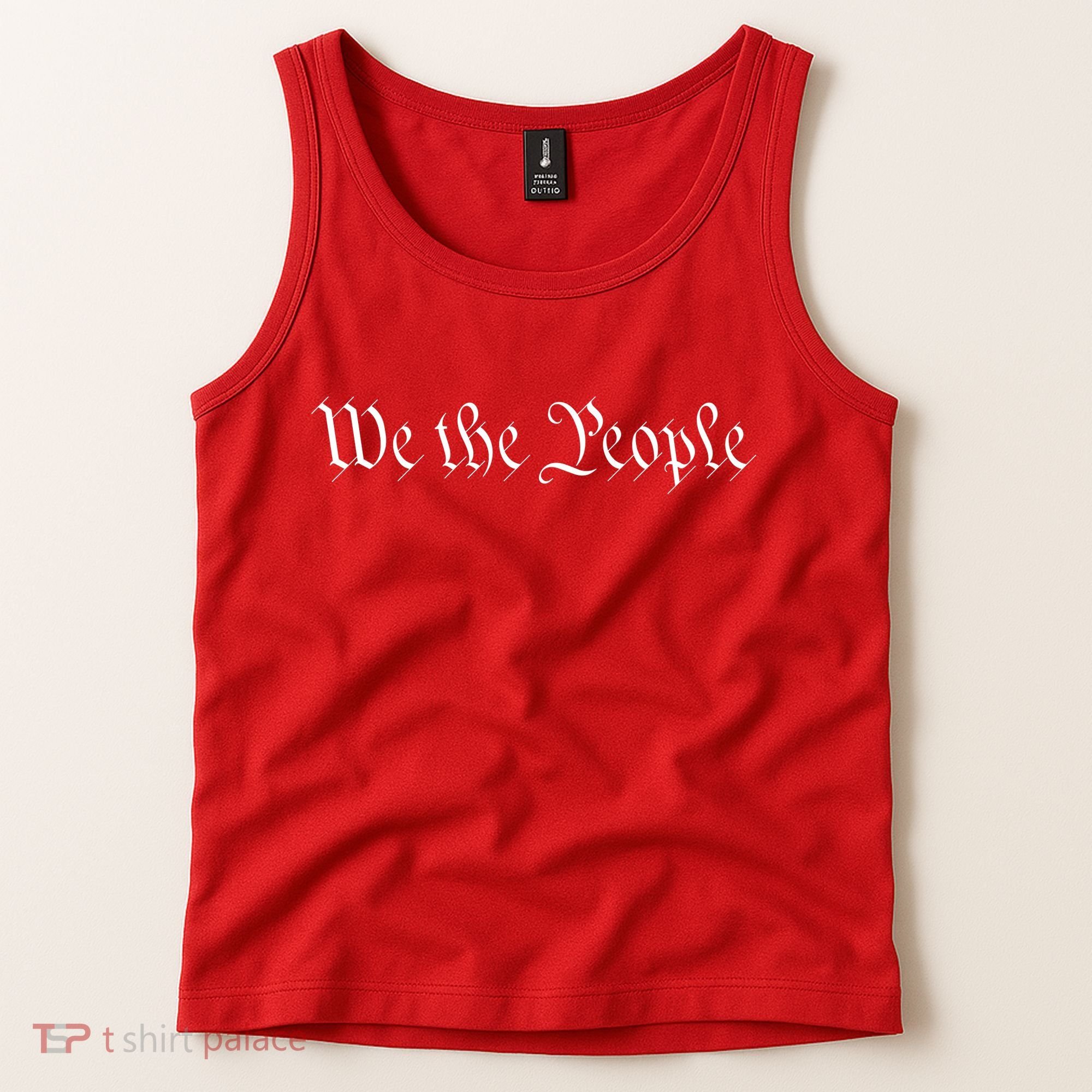 We The People USA Preamble Constitution America 1776 Tank Top