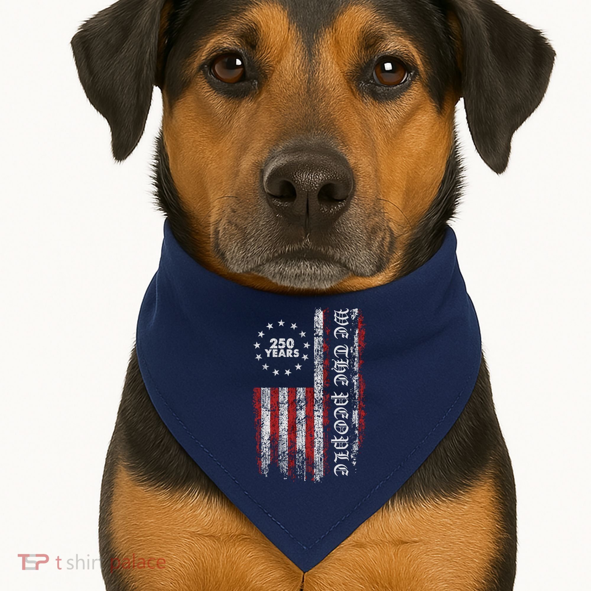 We The People 250 Years America's 250th Anniversary USA-Made Doggie Bandana