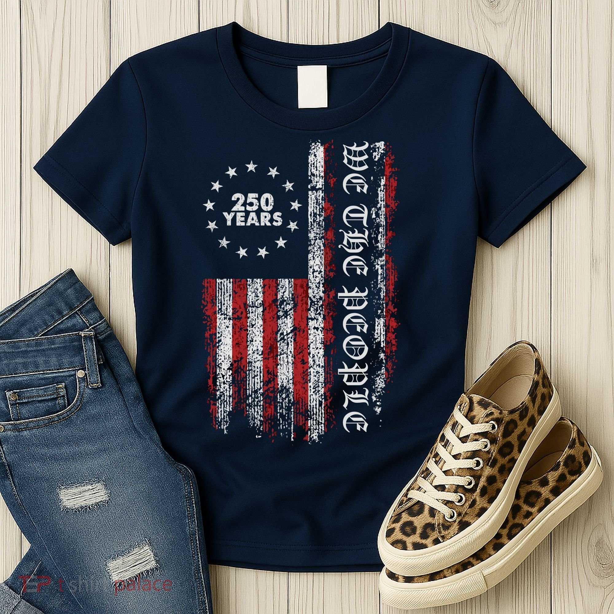 We The People 250 Years America's 250th Anniversary Women's T-Shirt
